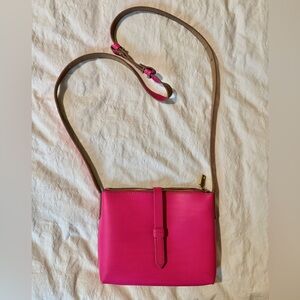 NWOT J. Crew Barbie Pink Parker Crossbody Bag